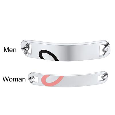 18K Gold Plated Couples Bracelets