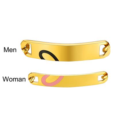 18K Gold Plated Couples Bracelets