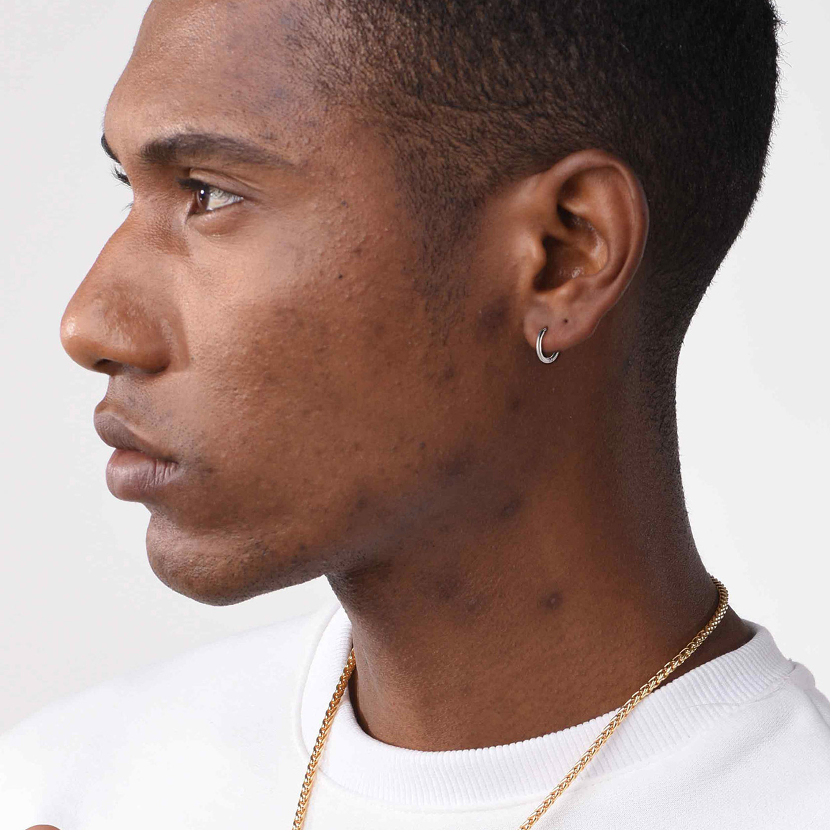 3 Pairs Nickel Free Huggie Hoop Earrings