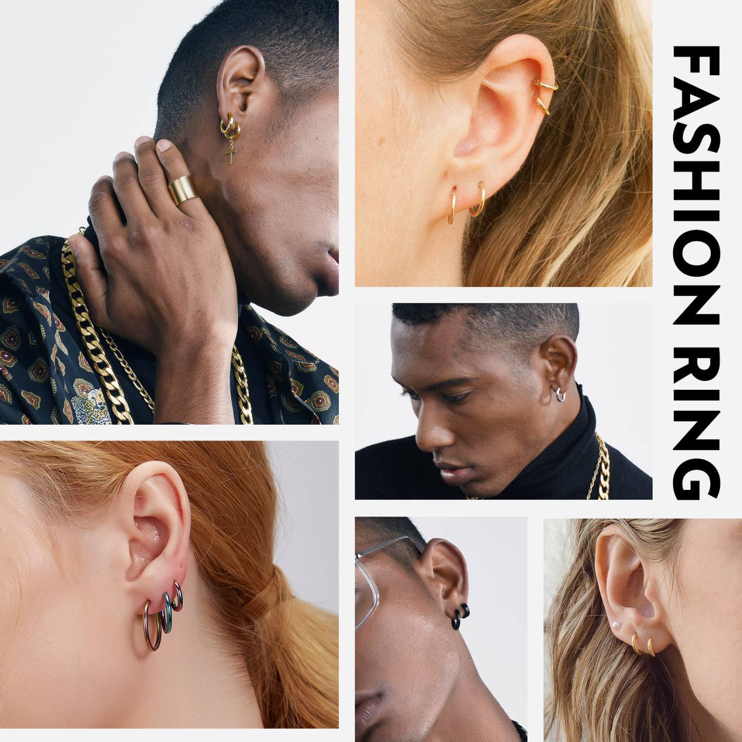 Small Huggie Hoop Earrings for Men Women