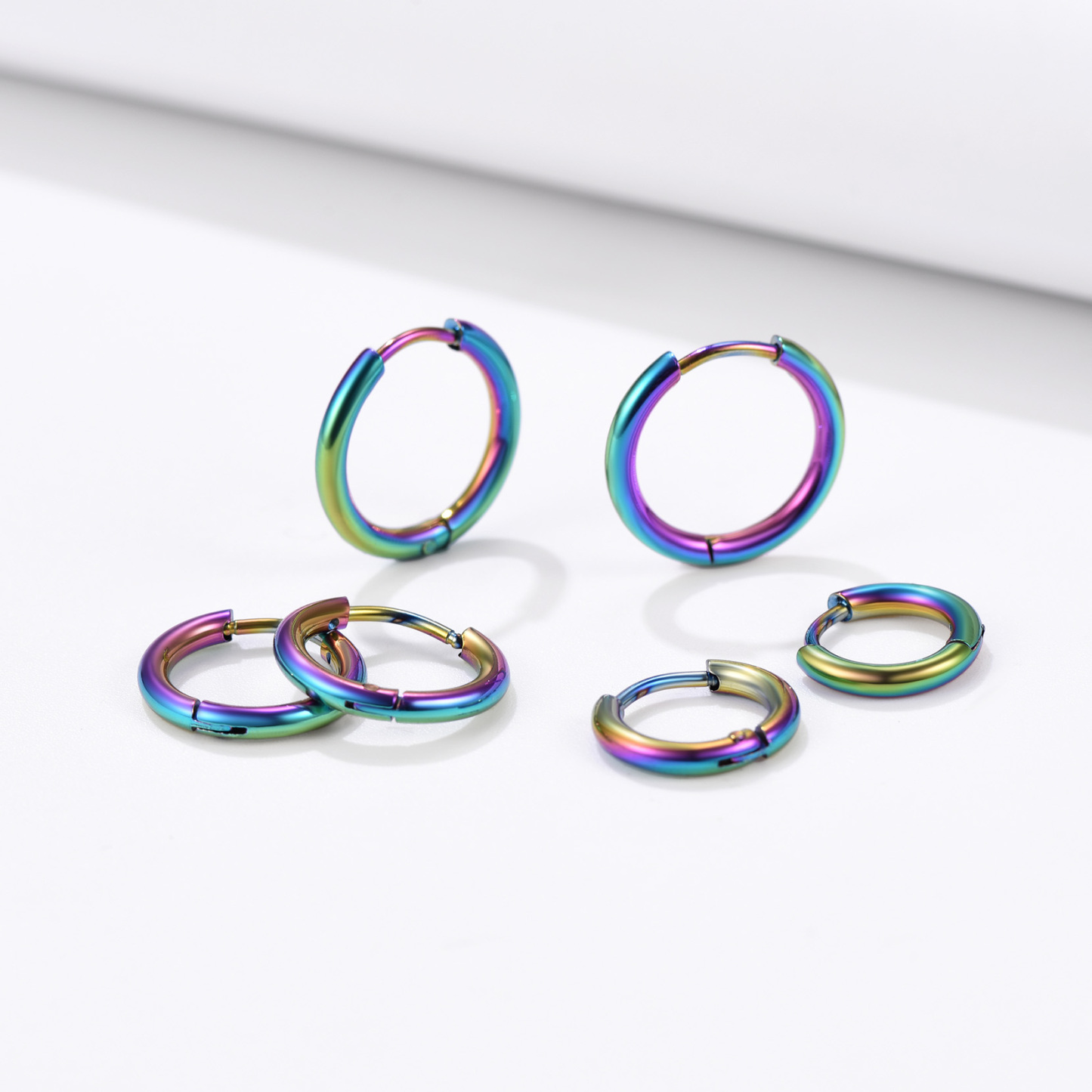 Small Huggie Hoop Earrings for Men Women