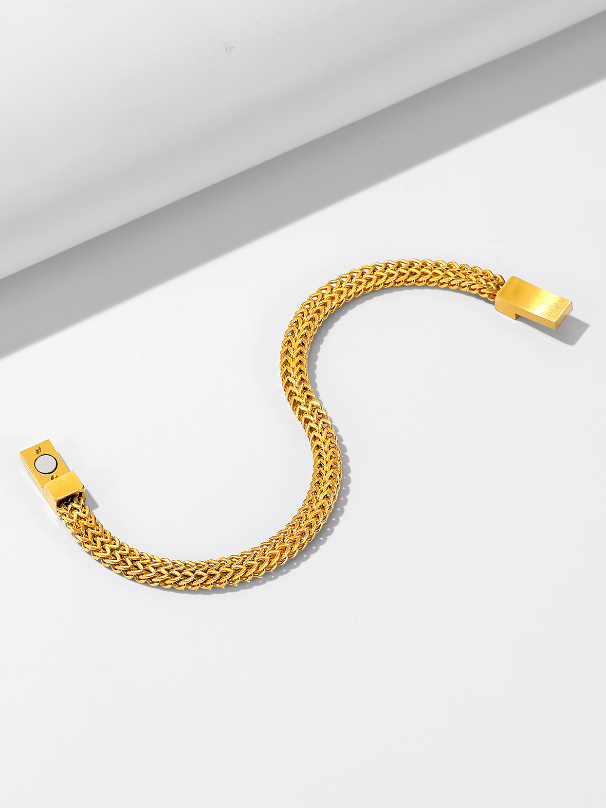 12mm Gold Men's Chain Bracele