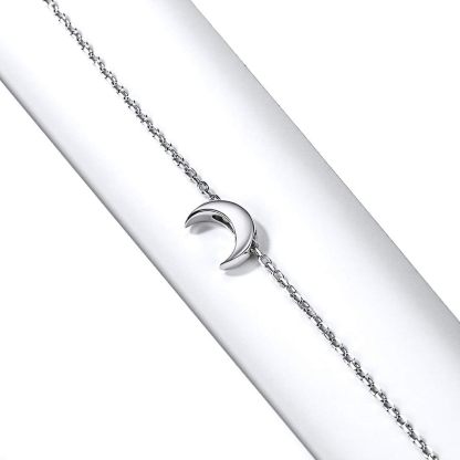 Moon Link Chain Bracelet