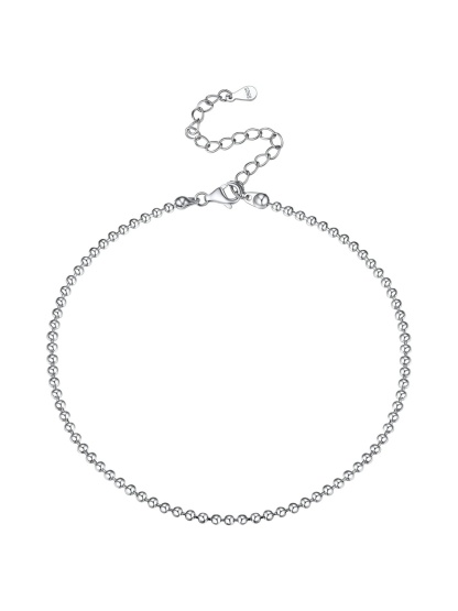 Round Bead Chain Anklets