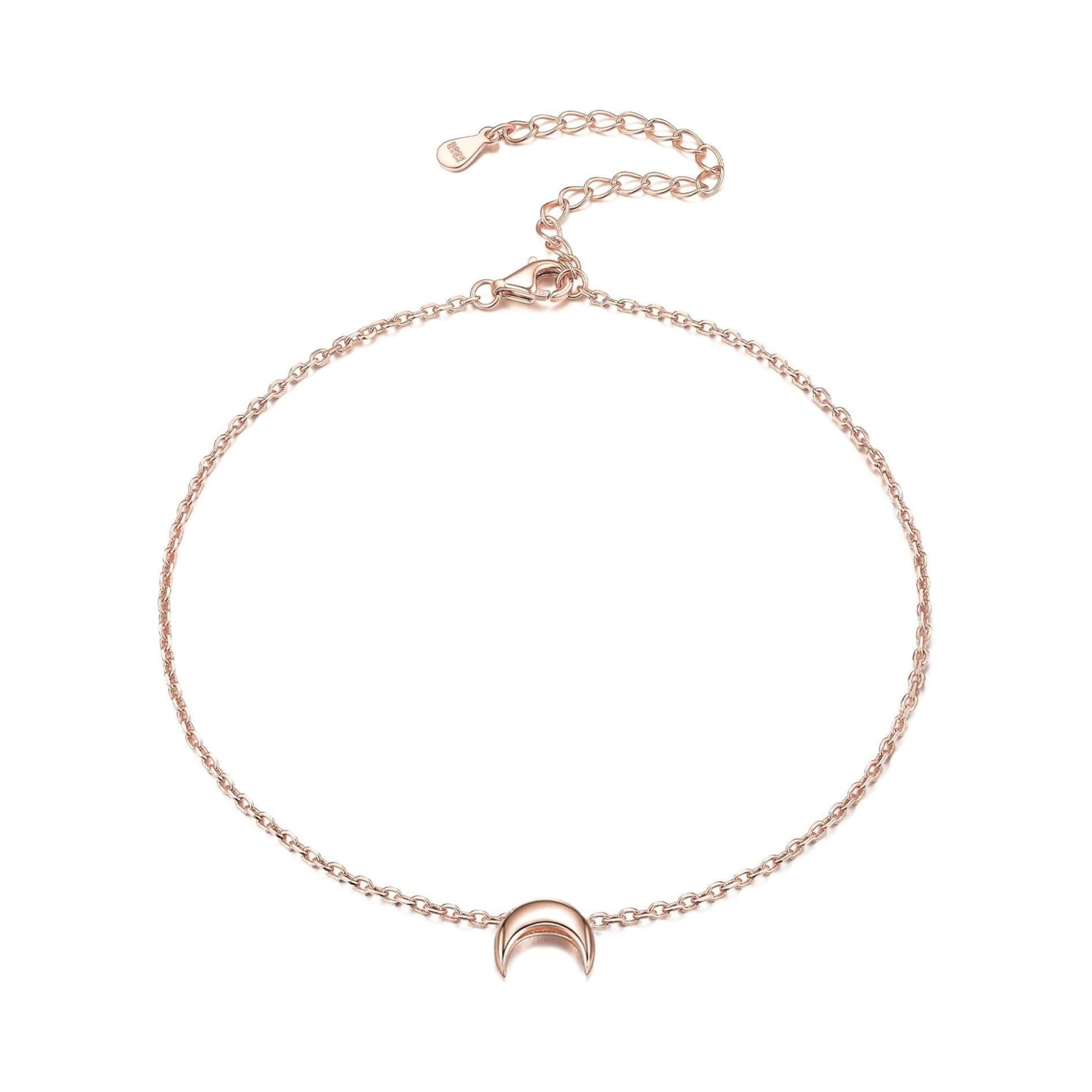 Dainty Small Moon Ankle