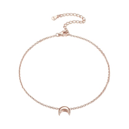 Dainty Small Moon Ankle
