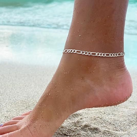 5mm Stainless Steel Figaro Anklet