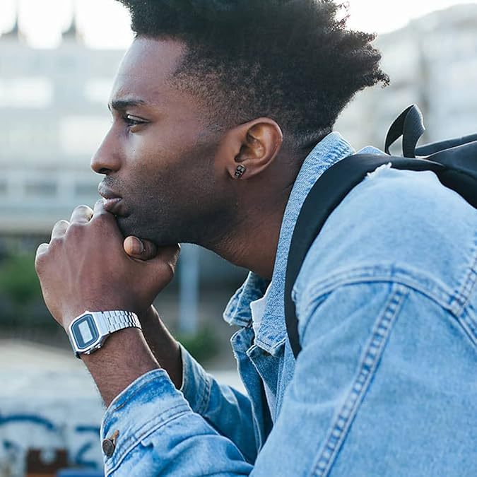 Punk Black Stud Skull Earrings