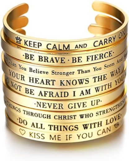 Inspirational Men's Cuff Bracelet
