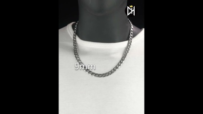 4/6/9/13mm Bold Cuban Link Chain for Men Women