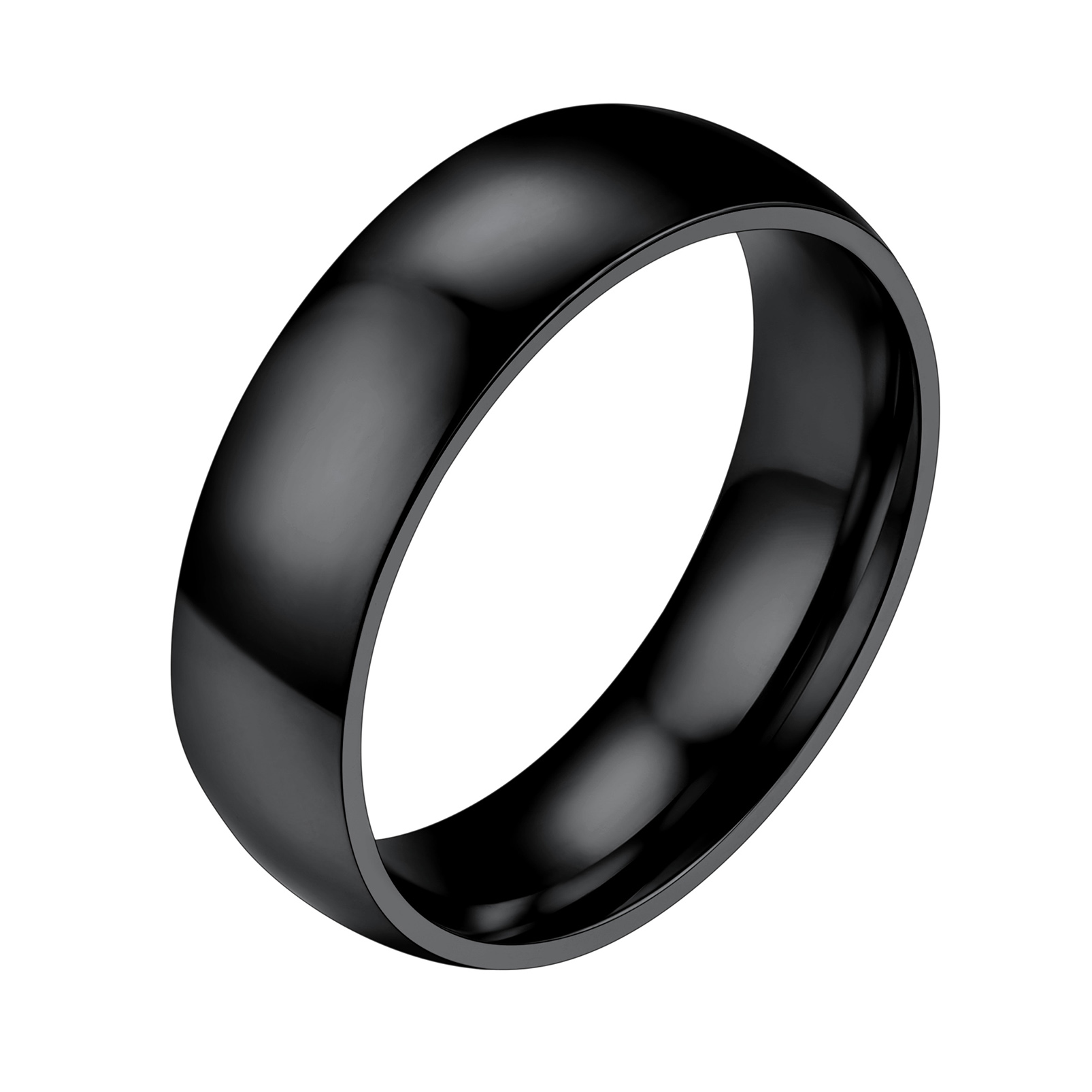 2-8mm Polished Stainless Steel Ring - Durable & hypoallergenic Gift