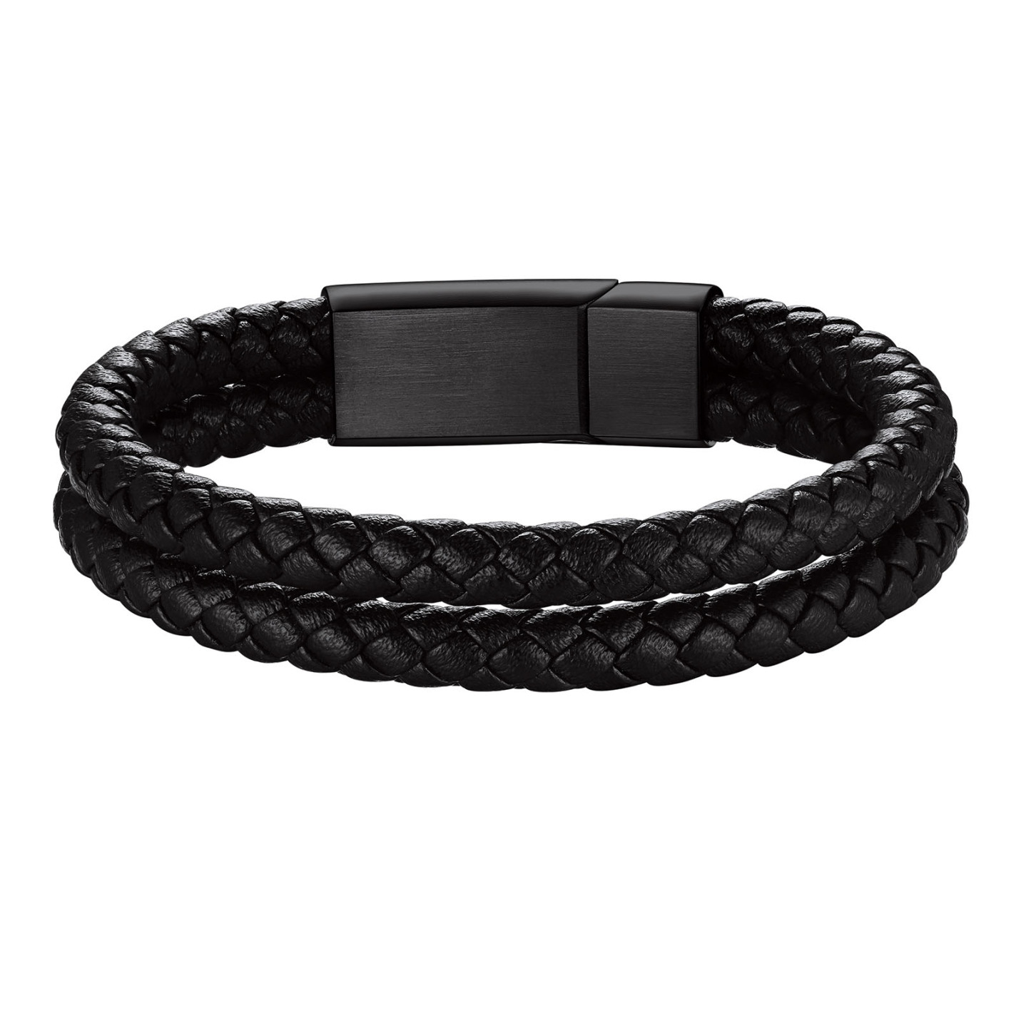 7.5" Rope Leather Bracelet for Men