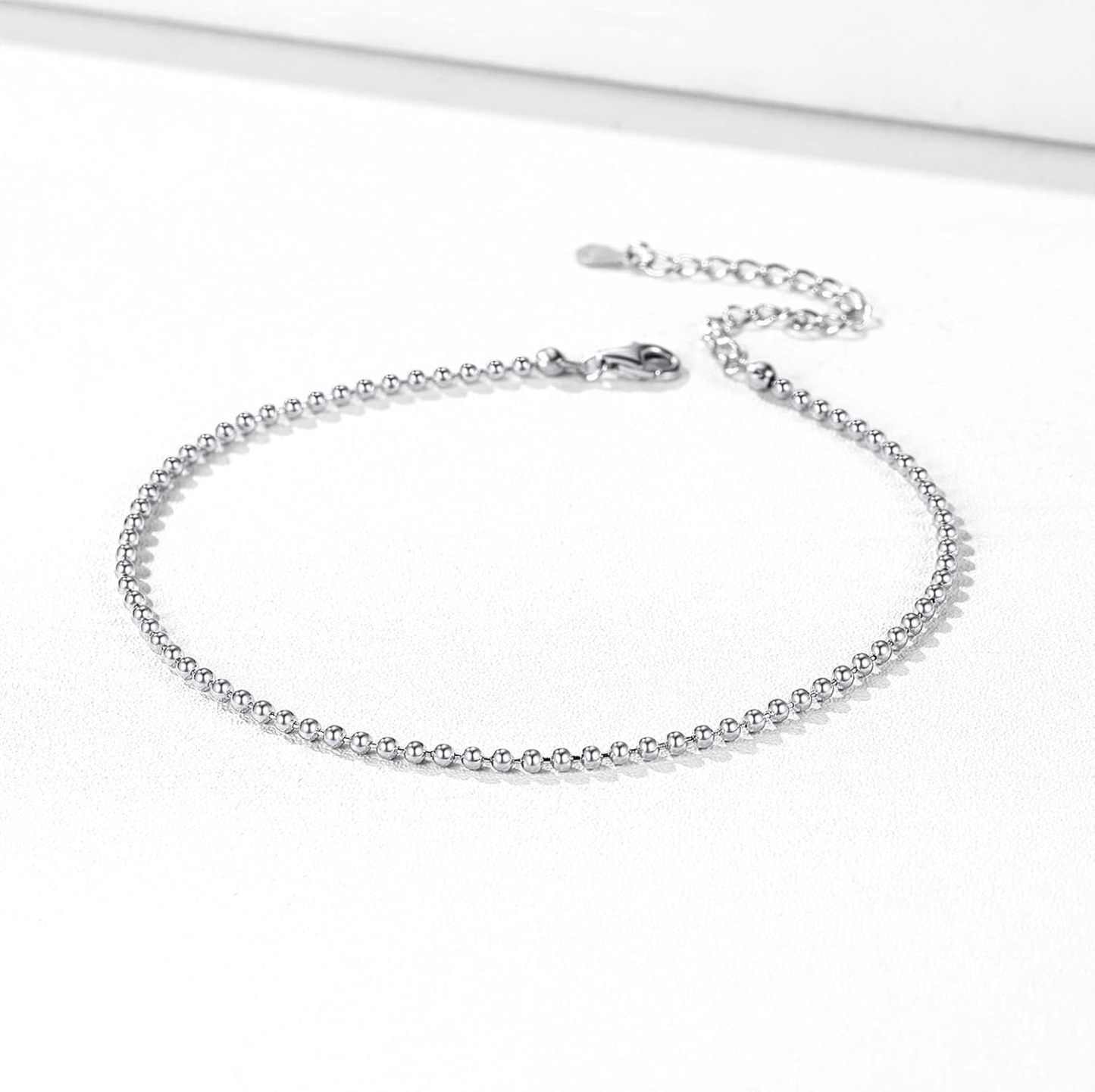 Round Bead Chain Anklets