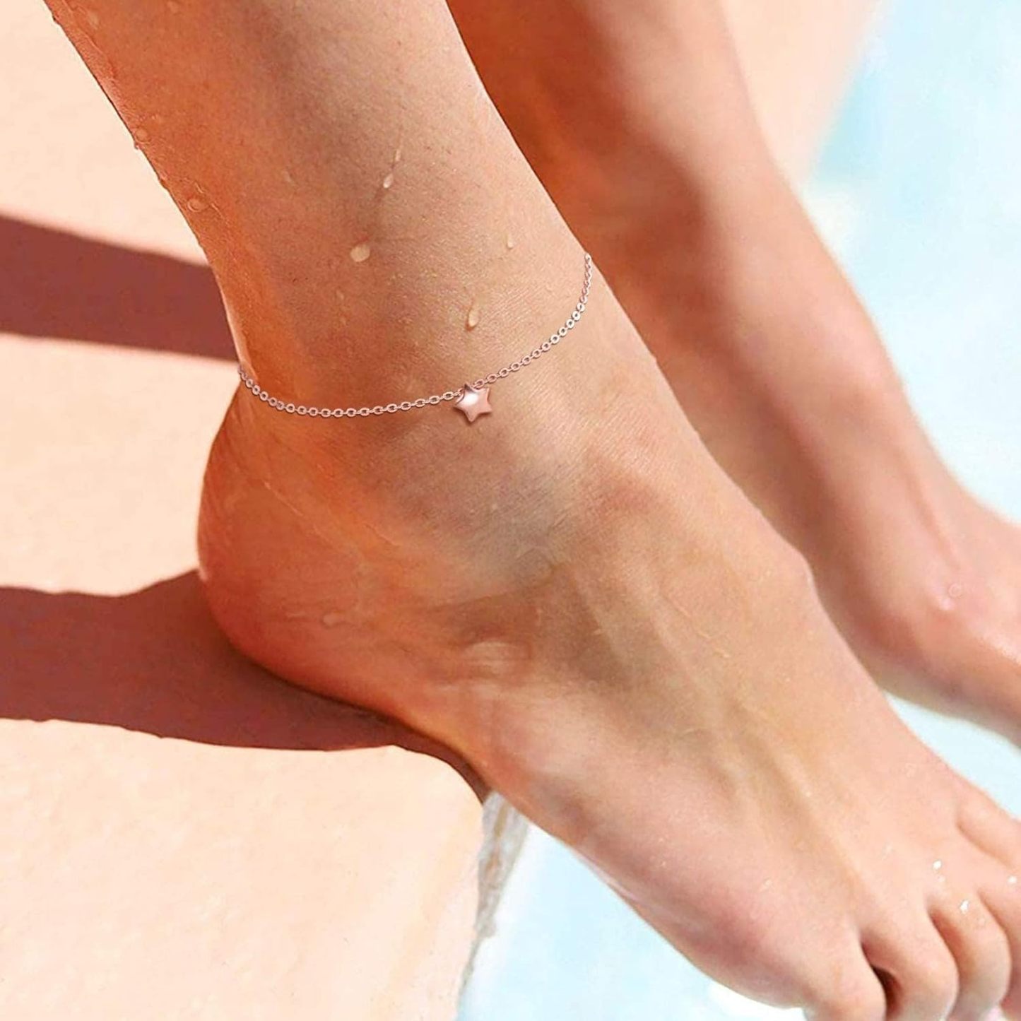 Dainty Star Dainty Beach Anklets for Women