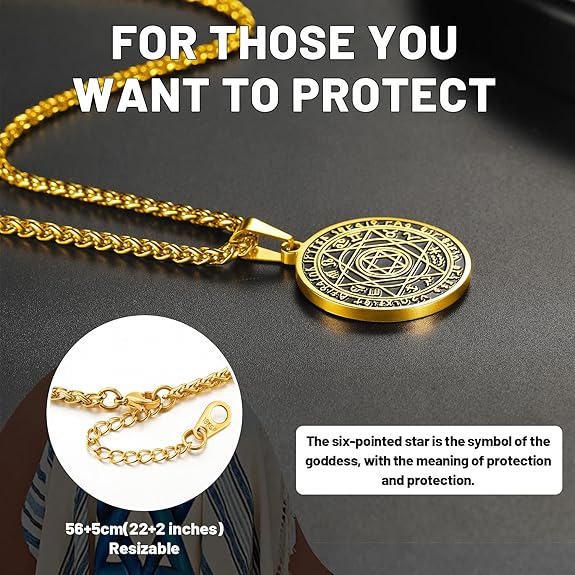 Talisman Seal Solomon Star Necklace