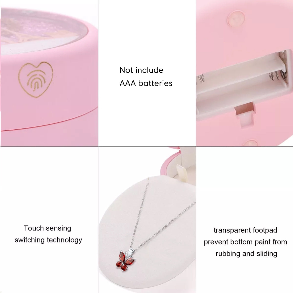 Sparkling Windmill Christmas Jewelry Gift Box