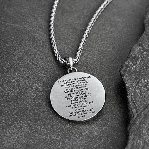Angel Wing Stainless Steel Pendant Necklace for Men