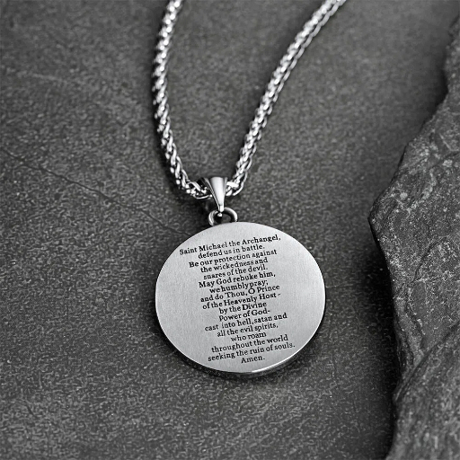 Angel Wing Stainless Steel Pendant Necklace for Men
