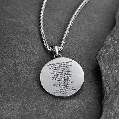 Angel Wing Stainless Steel Pendant Necklace for Men