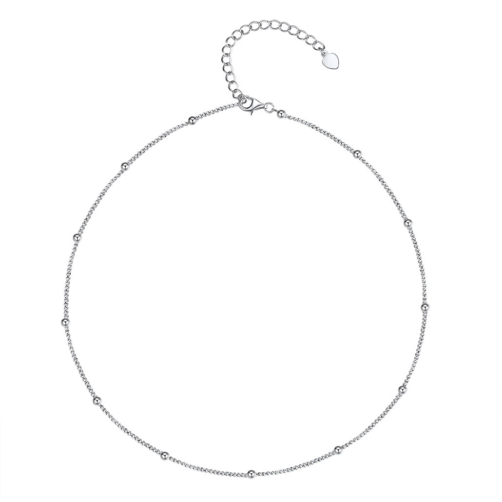Beaded chain necklace for women