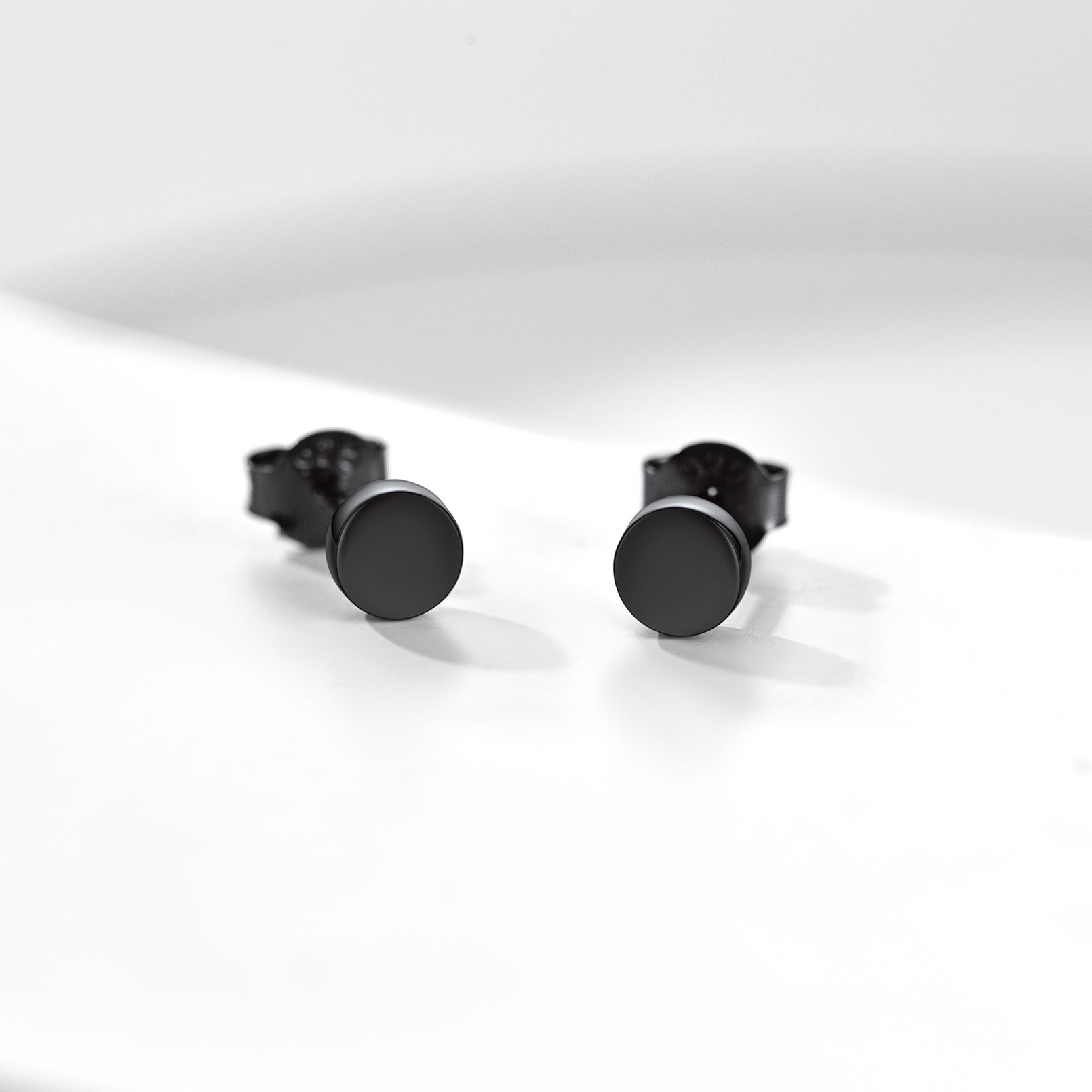 Punk Round Tiny Dot Studs for Men Women