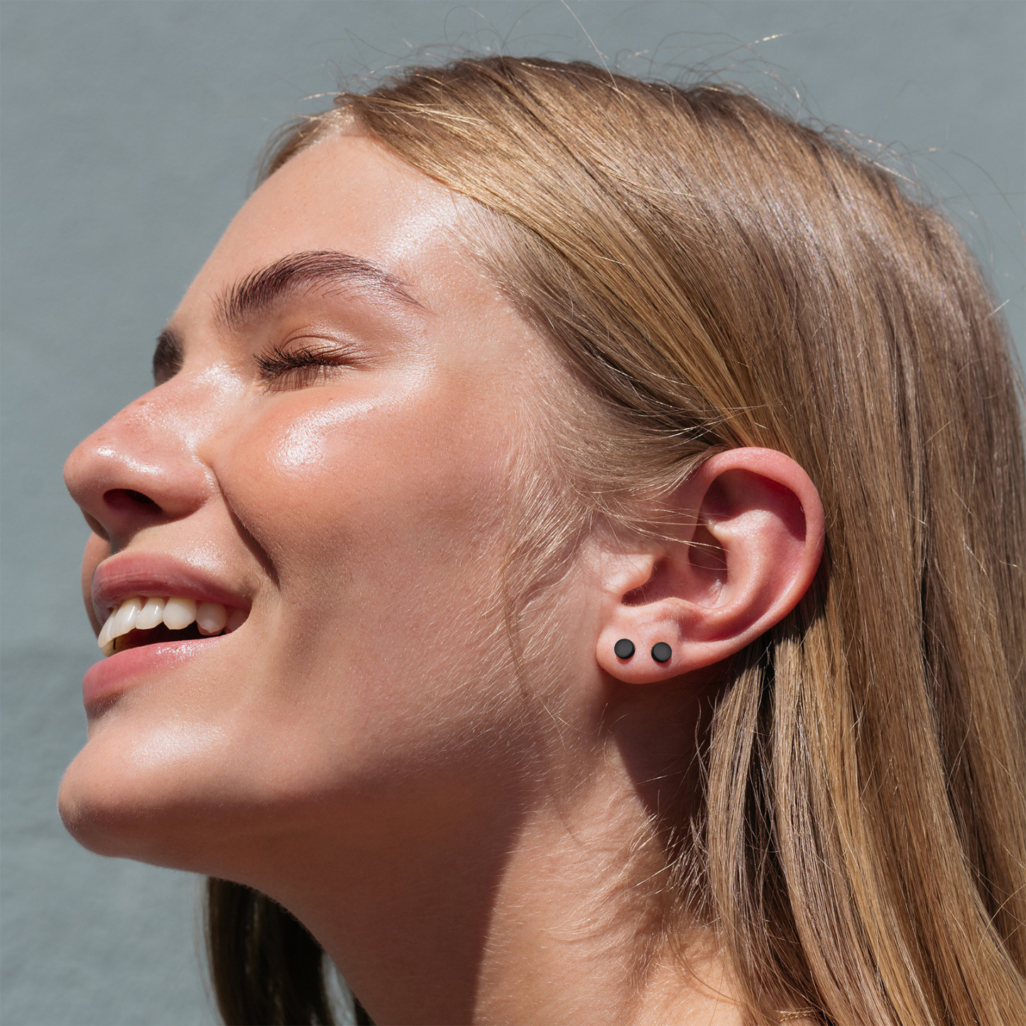 Punk Round Tiny Dot Studs for Men Women