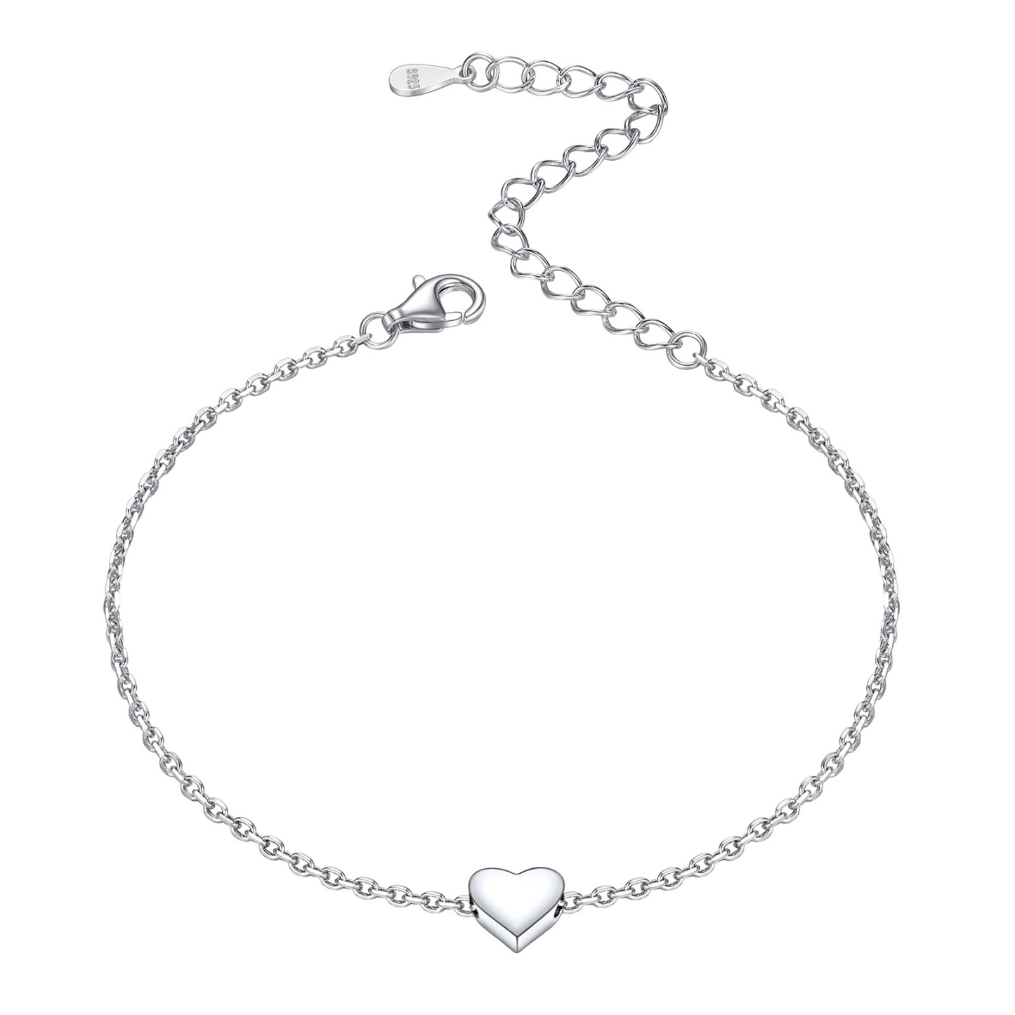 Heart Link Chain Bracelet