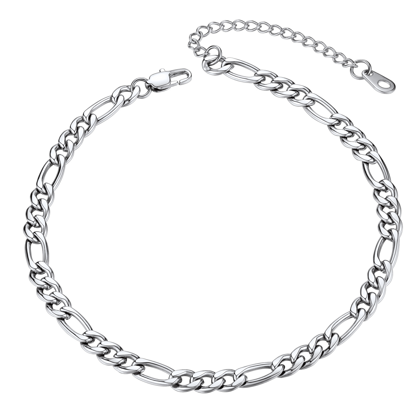 5mm Stainless Steel Figaro Anklet