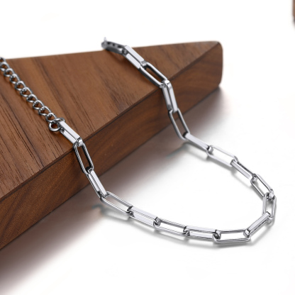 18K Gold Paperclip Chain Anklet