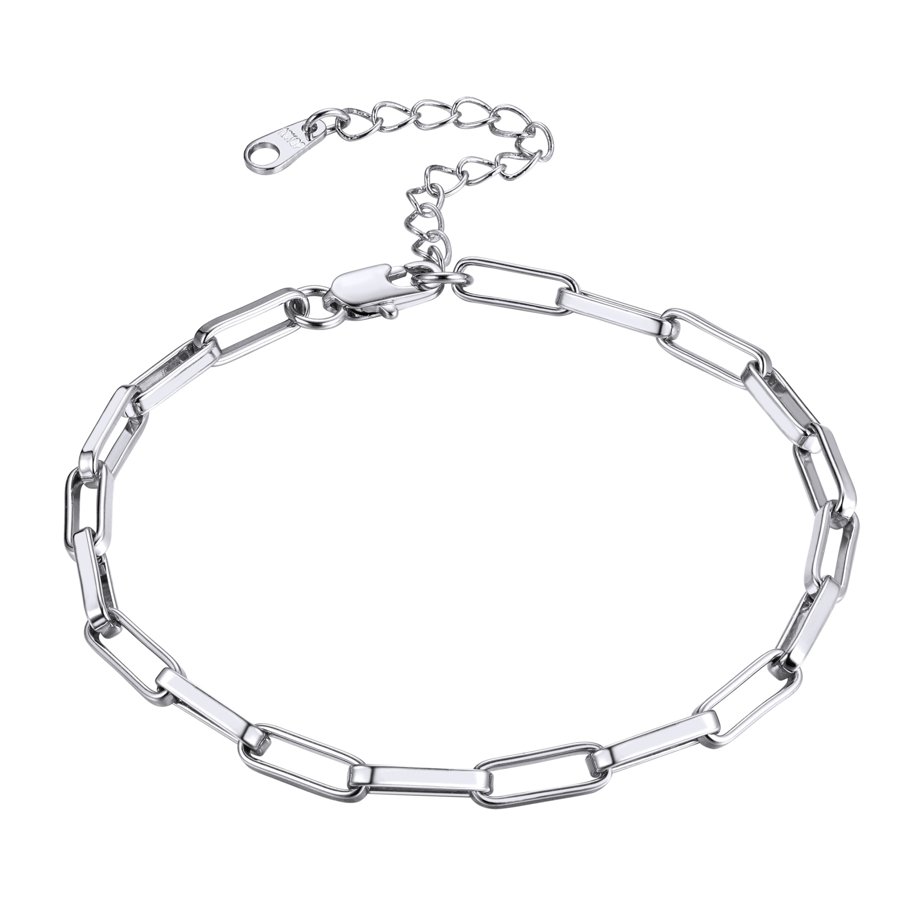 18K Gold Paperclip Chain Anklet