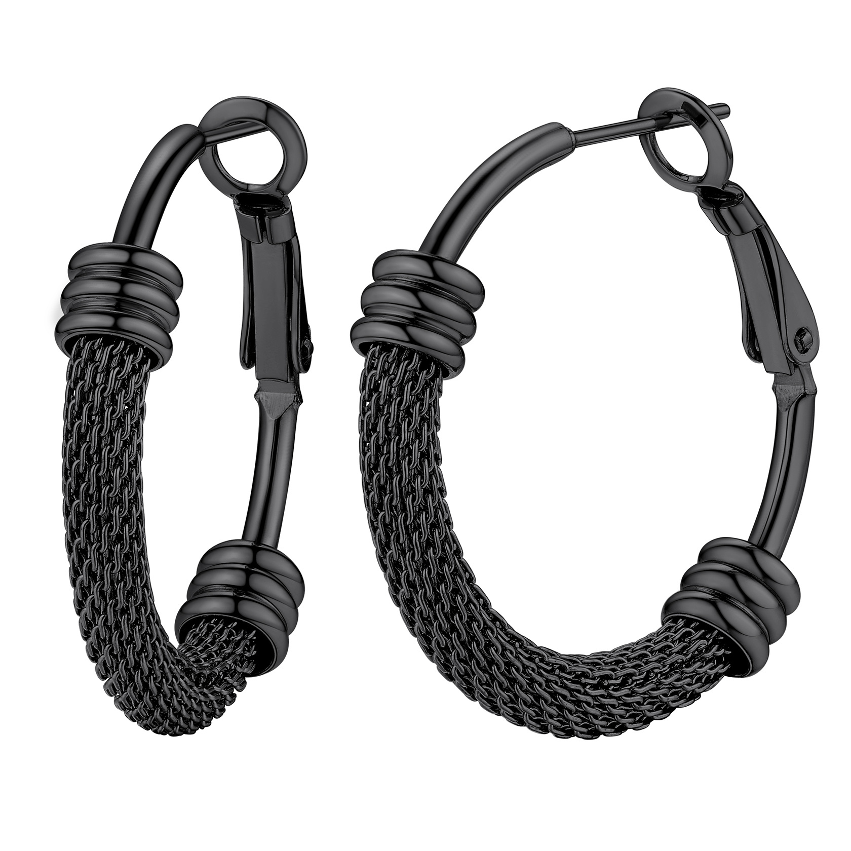 Gothic Thick Hoop Earrings for Women