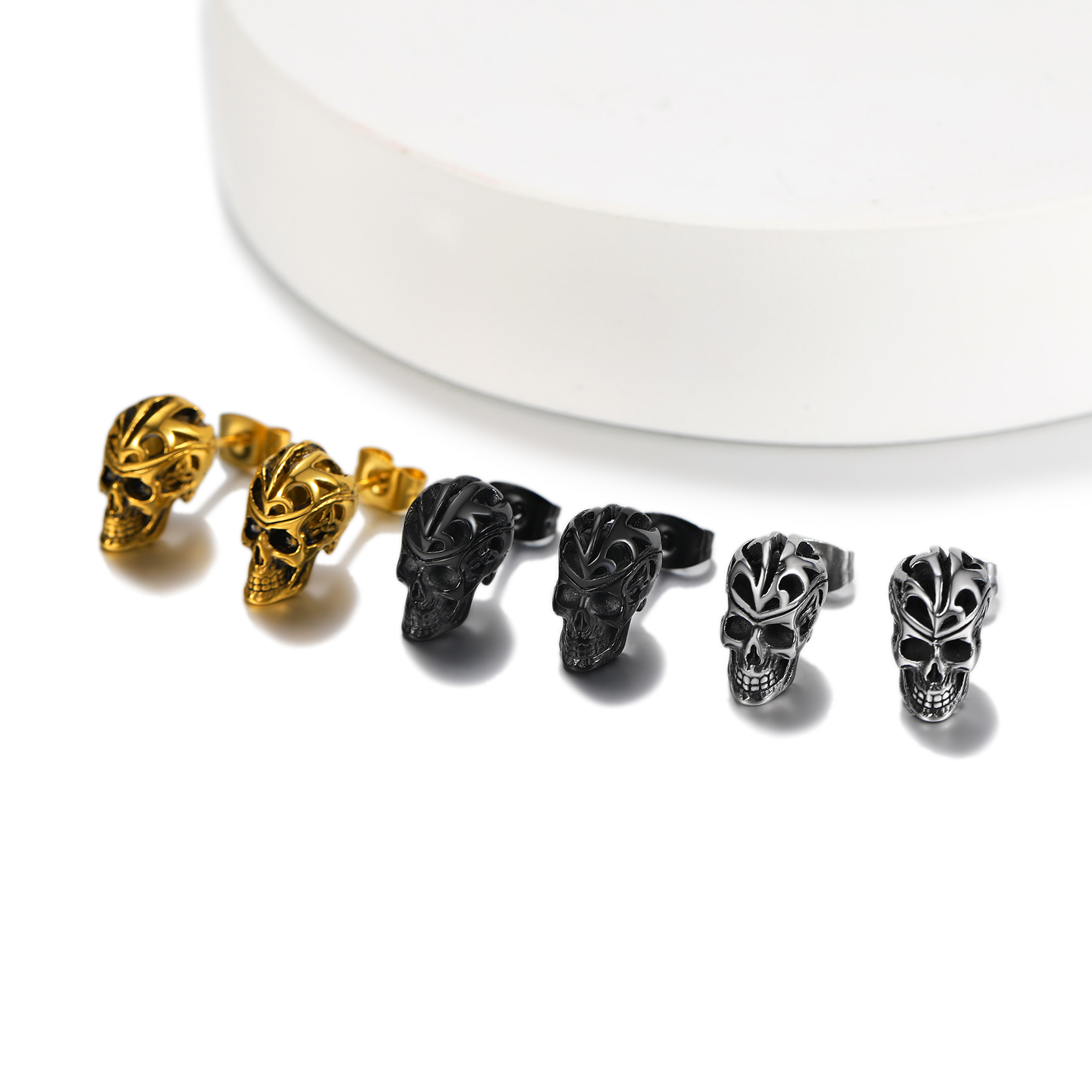 Celtic Knot Stud Earrings Ear Studs Skull Earrings