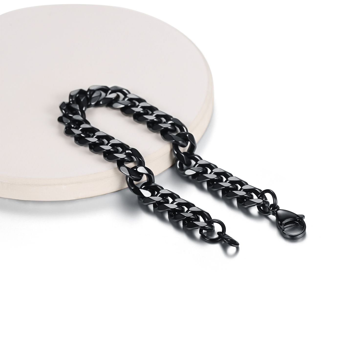 9mm Curb Chain Bracelet Stainless Steel Link