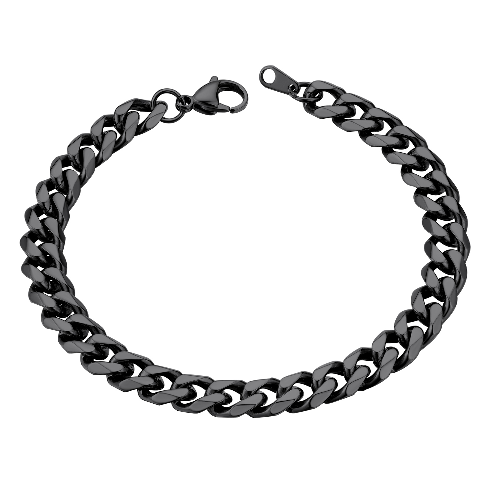 9mm Curb Chain Bracelet Stainless Steel Link
