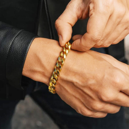 Curb Chain Bracelet Stainless Steel Link