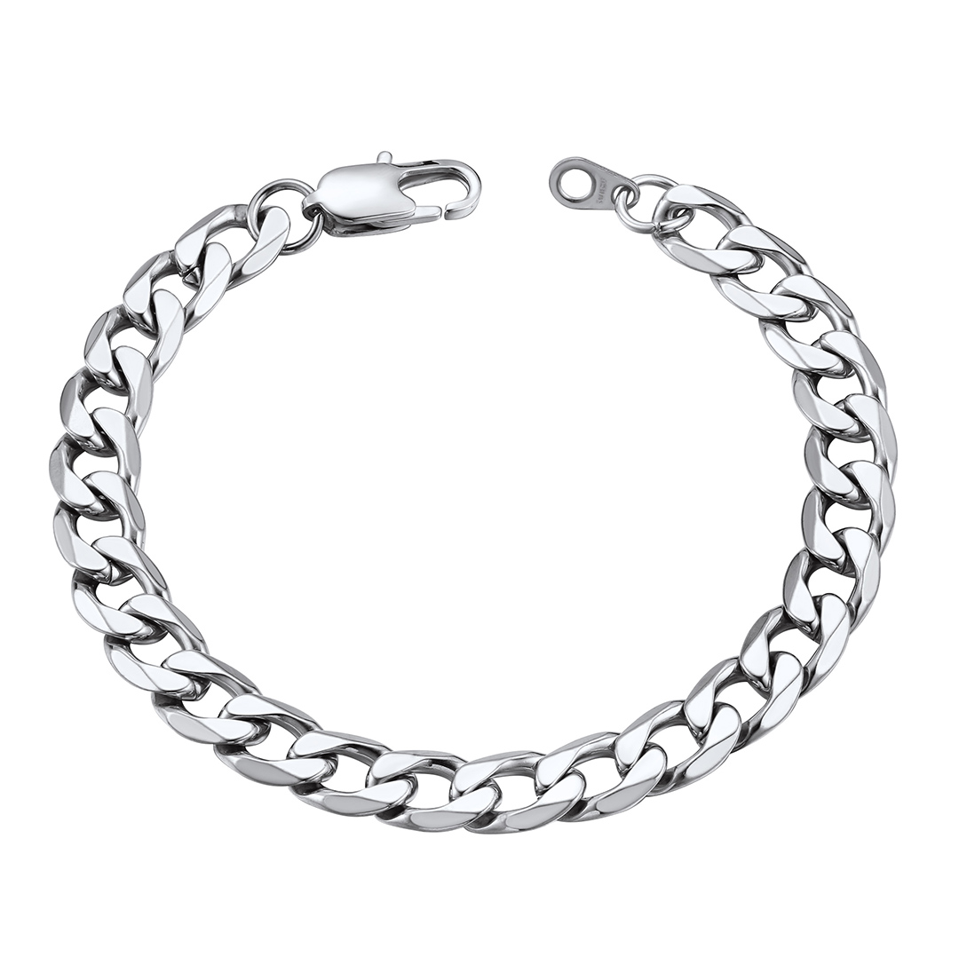 8mm Chunky Cuban Link Bracelet