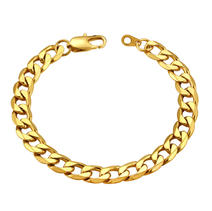 8mm Chunky Cuban Link Bracelet