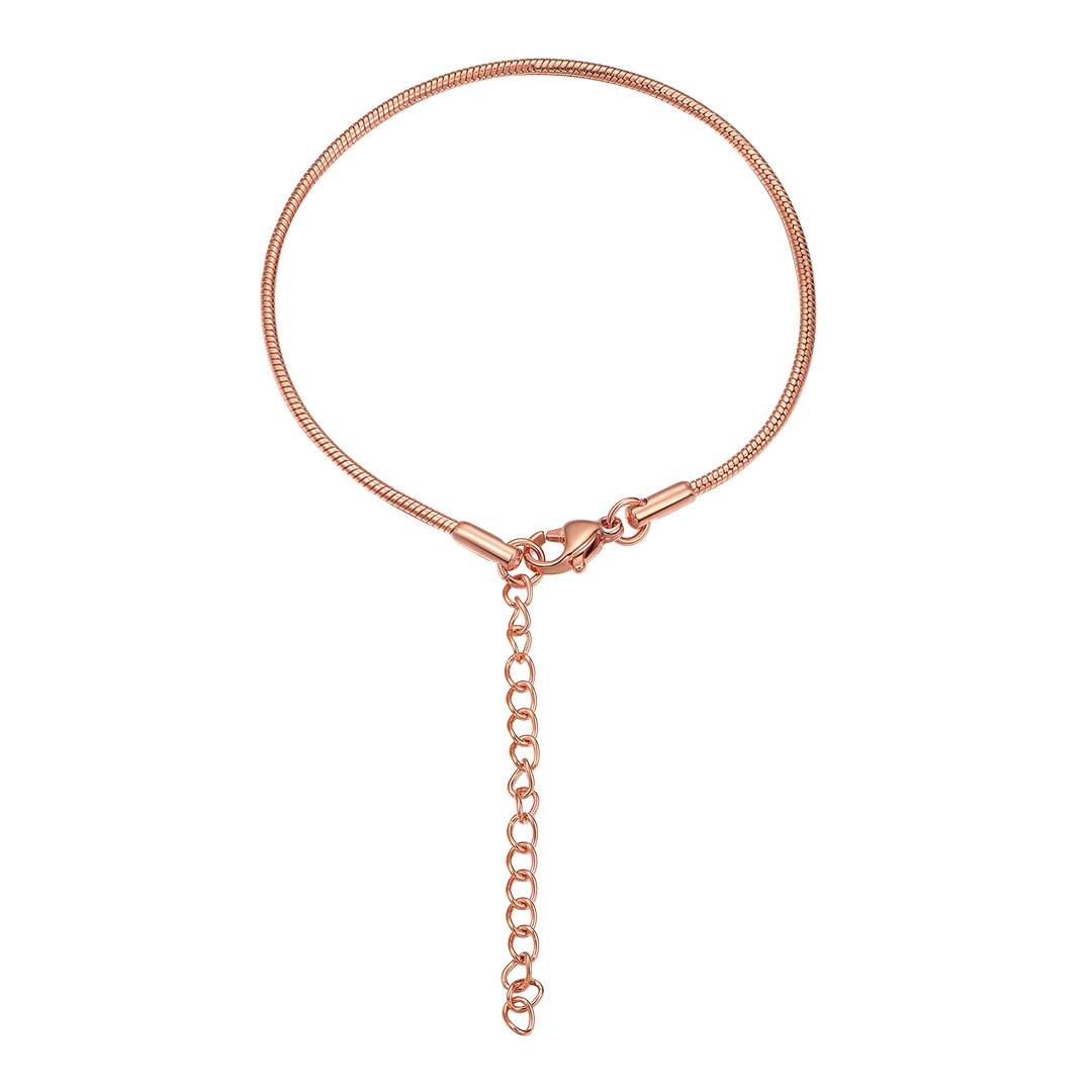 1.5mm Stainless Steel Snake Chain Bracelet