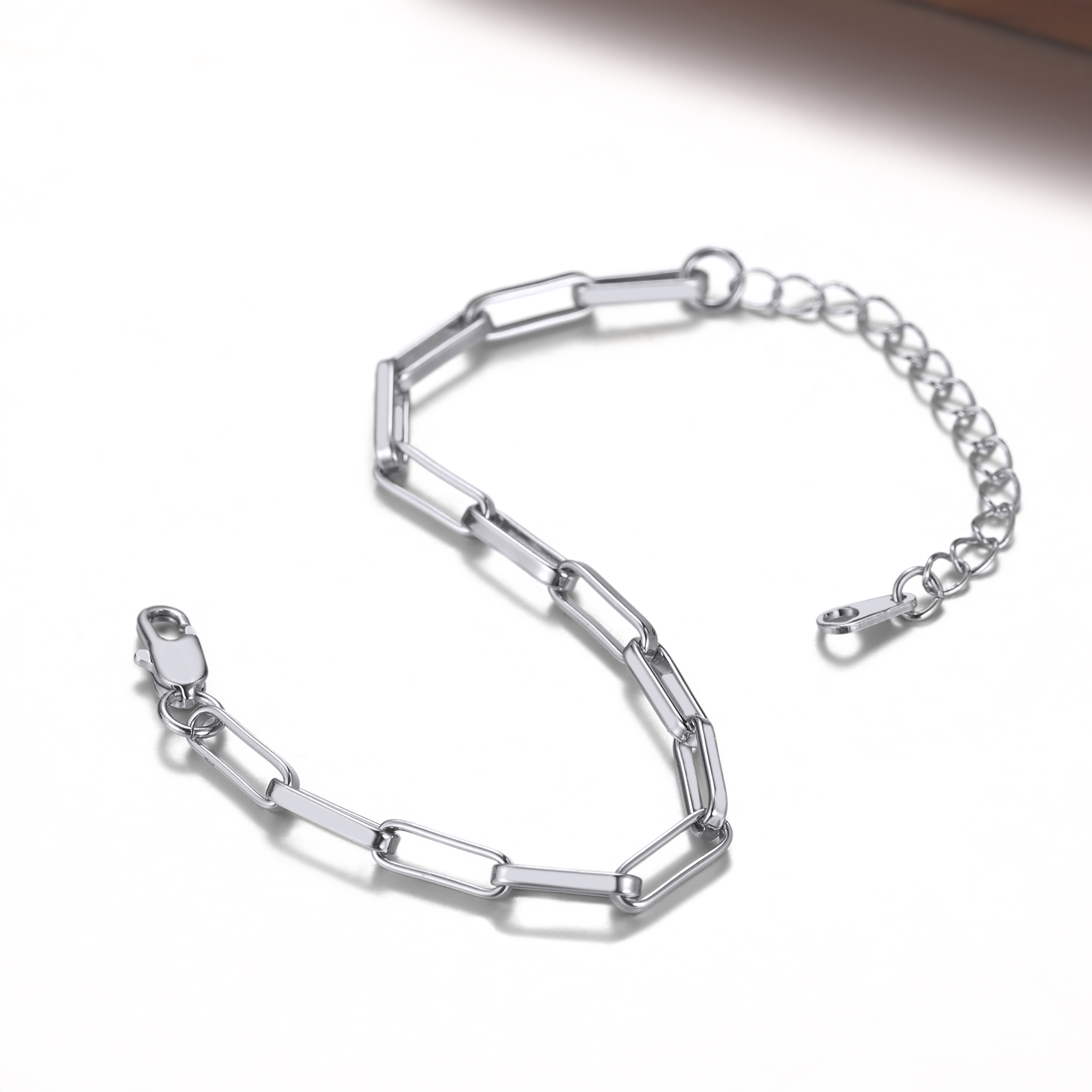 Paperclip 18k Gold Bracelet for Women