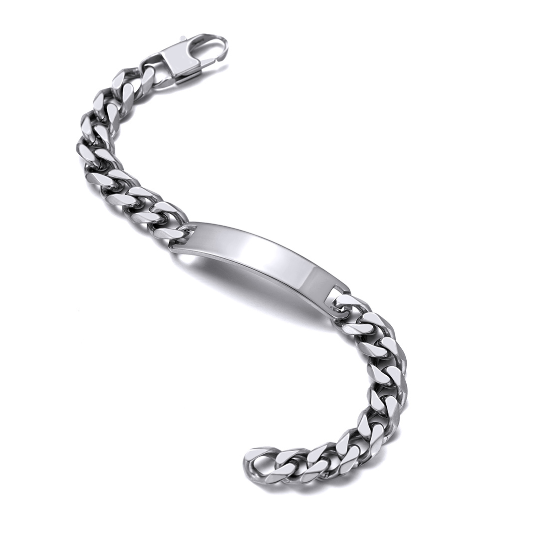 Cuban Curb ID Bracelet for Men