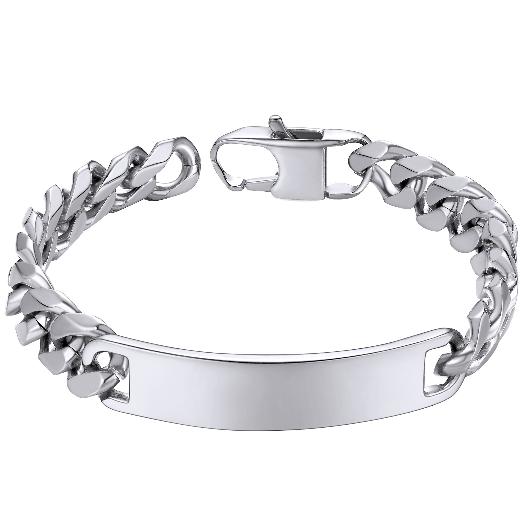 Cuban Curb ID Bracelet for Men