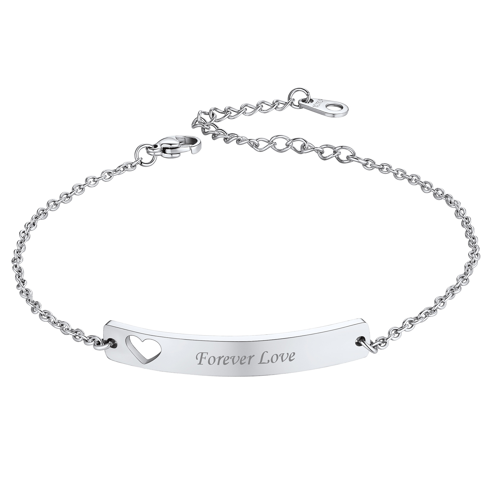 Personalized ID Bar Link Bracelet