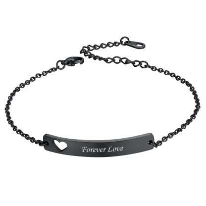Personalized ID Bar Link Bracelet