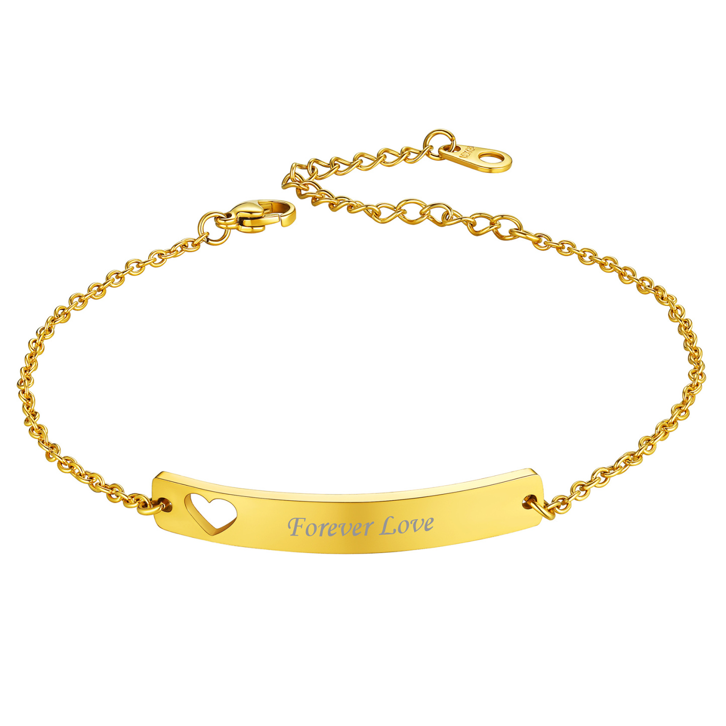 Personalized ID Bar Link Bracelet
