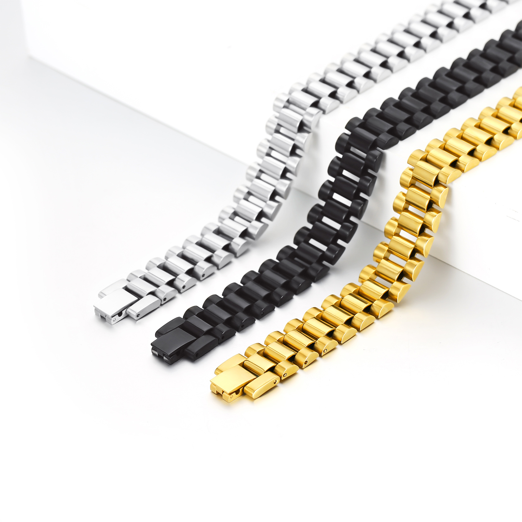 Men's Link Wristband Bracelets