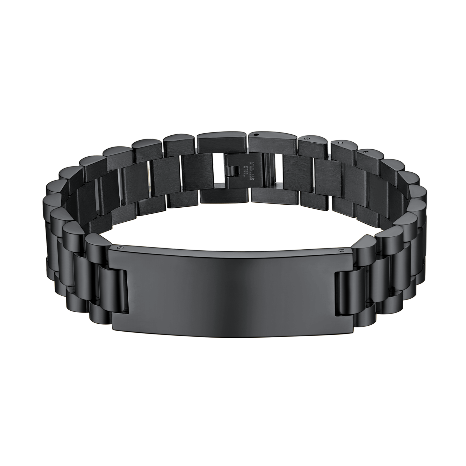 Chunky Bracelet Stainless Steel Gold/Black