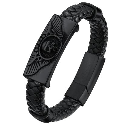 Genuine Leather Braided Viking Bracelets