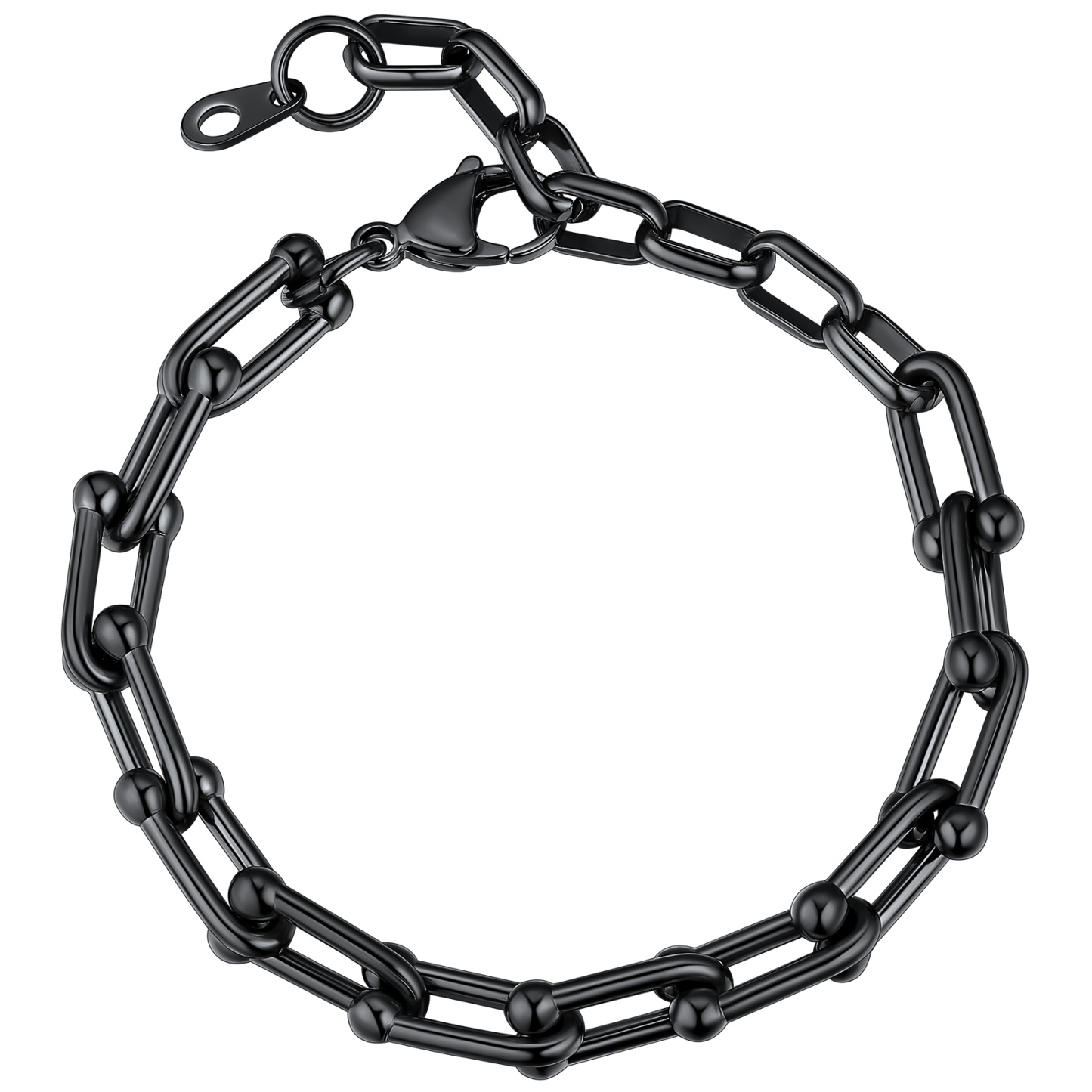 U-Shape Horsebit Chain Women Bracelet