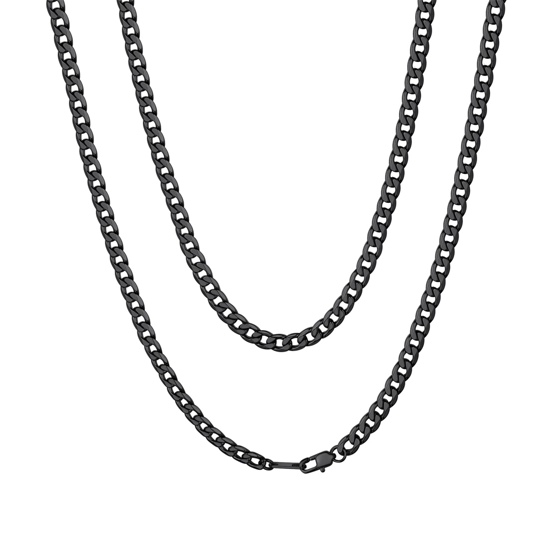 13mm Curb Chain Necklace Stainless Steel