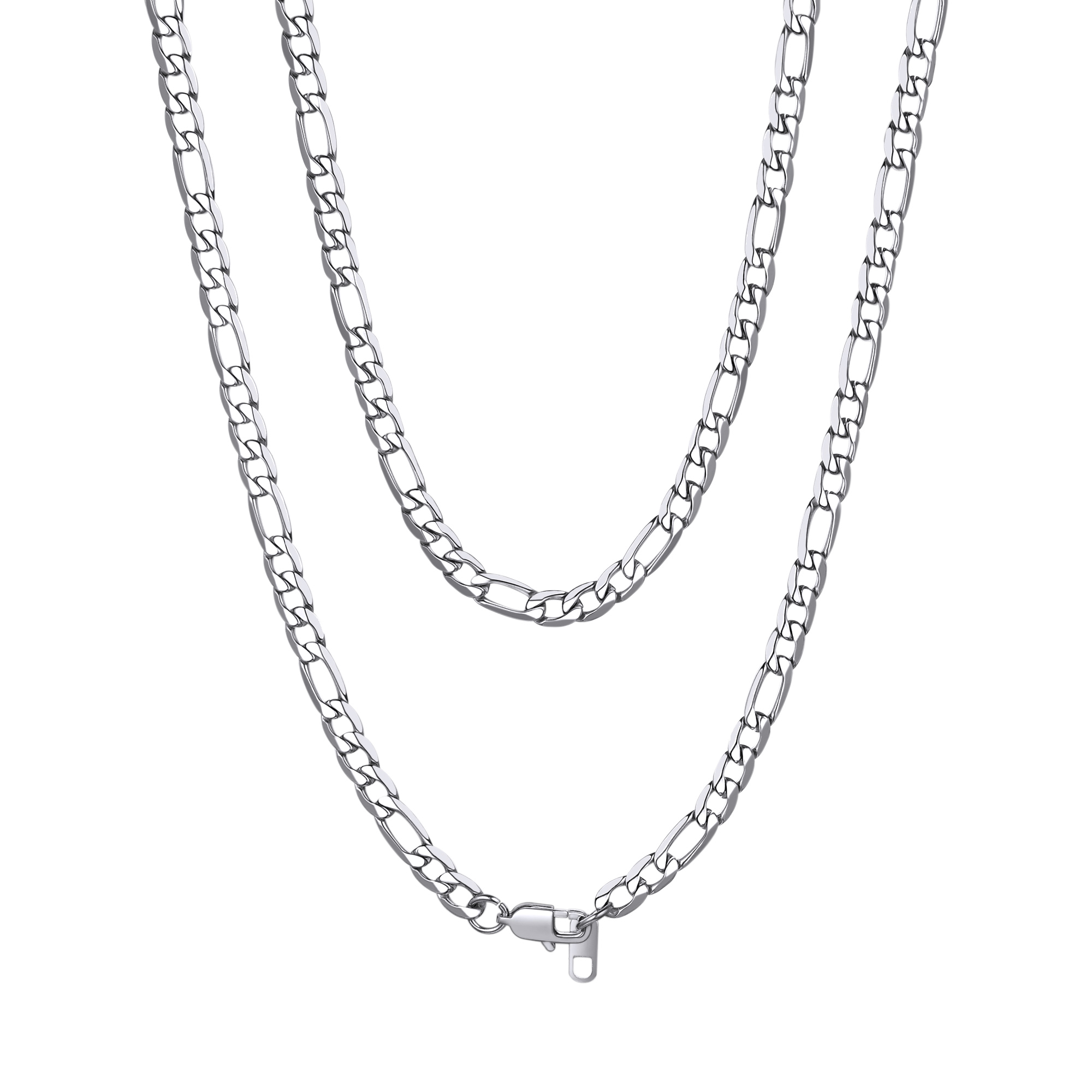 6mm Figaro Cuban Link Chain for Men & Women